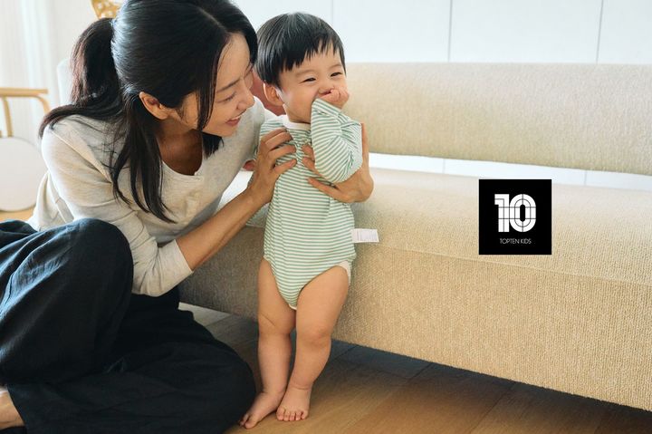 [서울=뉴시스] 신성통상 탑텐키즈 '우리 아이의 첫 바디수트' 브랜드 콘텐츠 (사진=탑텐키즈 제공) 2026.09.04. photo@newsis.com *재판매 및 DB 금지