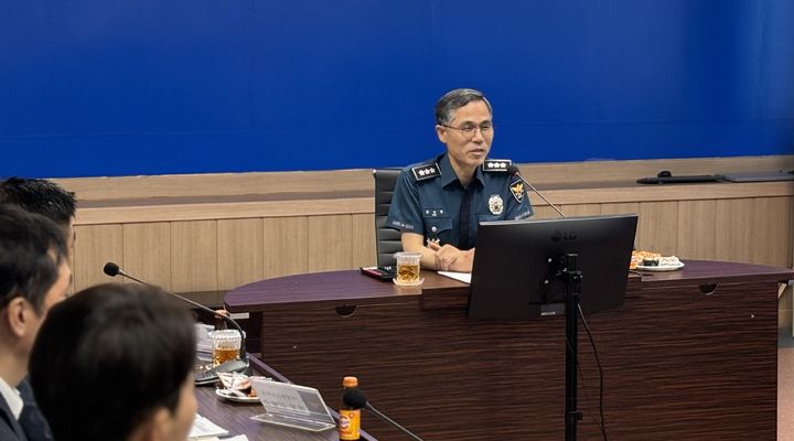 인천 서부경찰서를 찾은 유승렬 인천경찰청장. (사진=인천경찰청 제공) 2026.09.04. photo@newsis.com *재판매 및 DB 금지