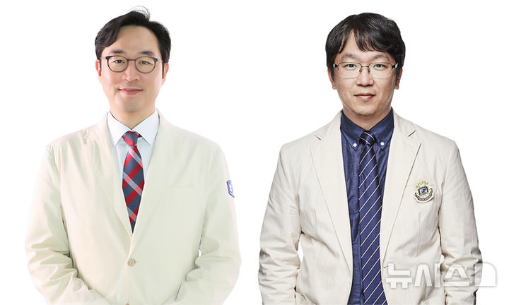 [서울=뉴시스] (좌측부터) 배웅진 서울성모병원 비뇨의학과 교수, 이동섭 , 성빈센트병원 비뇨의학과 교수. (사진= 서울성모병원 제공)