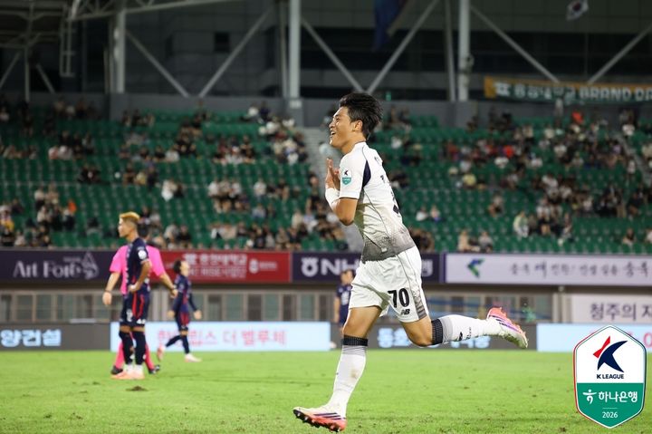 [서울=뉴시스] 프로축구 K리그2 서울 이랜드 FC의 안주완. (사진=한국프로축구연맹 제공)