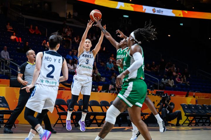 [서울=뉴시스] 한국 여자 농구 국가대표팀의 강이슬. (사진=FIBA 제공) 2026.09.04. photo@newsis.com 