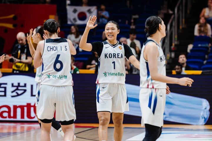 [서울=뉴시스] 한국 여자 농구 국가대표팀의 박지현. (사진=FIBA 제공) 2026.09.04. photo@newsis.com 