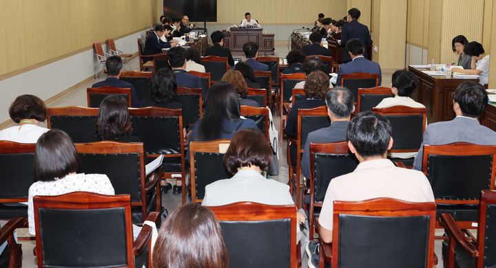 [청주=뉴시스] 충북 청주시의회 105회 임시회 1차 예산결산특별위원회 모습. (사진=청주시의회 제공) 2026.09.06. photo@newsis.com *재판매 및 DB 금지