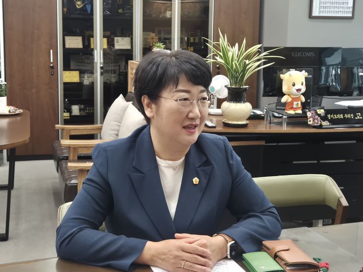 [수원=뉴시스] 이병희 기자 = 고은정 경기도의회 부의장. 2026.08.06. iambh@newsis.com *재판매 및 DB 금지