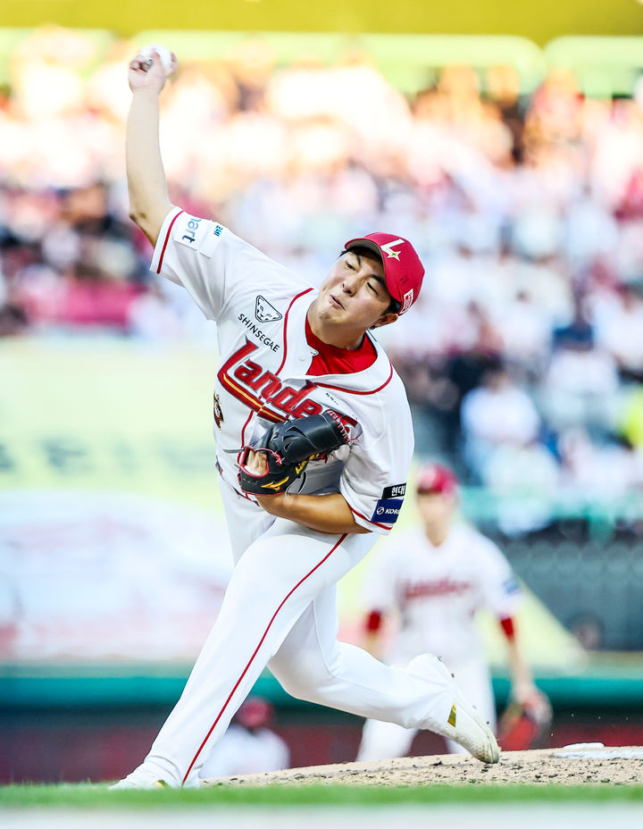 [서울=뉴시스] 프로야구 SSG 랜더스의 김민준. (사진 = SSG 랜더스 제공) *재판매 및 DB 금지