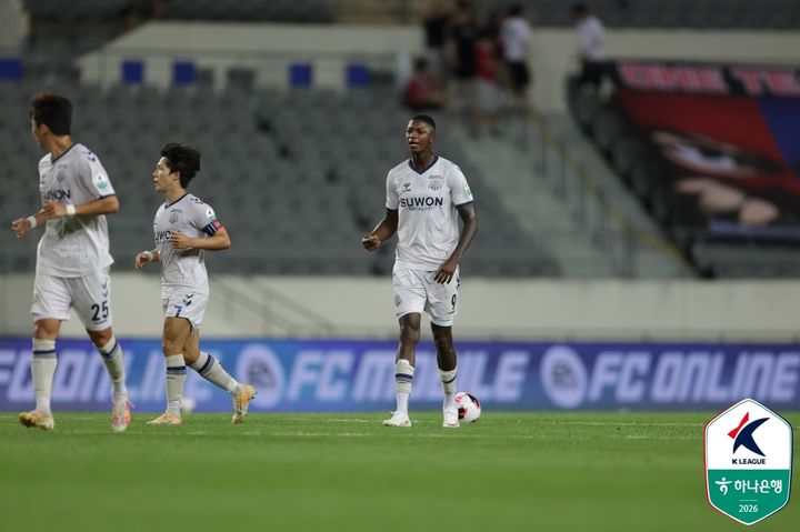 [서울=뉴시스] 프로축구 K리그2 수원FC의 마테우스 바비. (사진=한국프로축구연맹 제공)