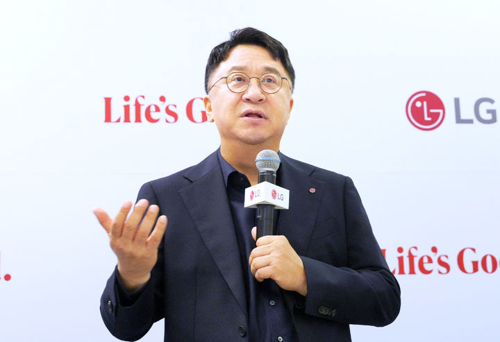 [베를린=뉴시스] 백승태 LG전자 HS사업본부장은 5일(현지시간) 독일 베를린에서 열린 'IFA 2026'에서 기자간담회를 열었다. (사진=LG전자 제공). 2026.09.05. photo@newsis.com *재판매 및 DB 금지