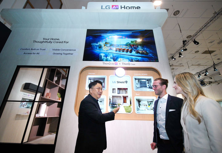 [베를린=뉴시스] 백승태 LG전자 HS사업본부장은 5일(현지시간) 독일 베를린에서 열린 'IFA 2026'에서 기자간담회를 열었다. (사진=LG전자 제공). 2026.09.05. photo@newsis.com *재판매 및 DB 금지