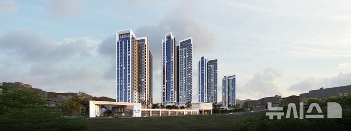 [서울=뉴시스] 서울 강남구 '도곡 르엘'(도곡우성아파트 재건축정비사업) 투시도.