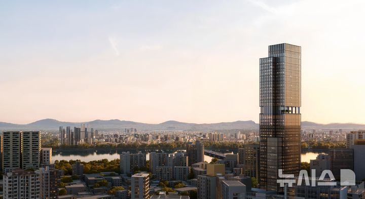 [서울=뉴시스]'아만 서울' 조감도.(사진=신세계프라퍼티 제공) 