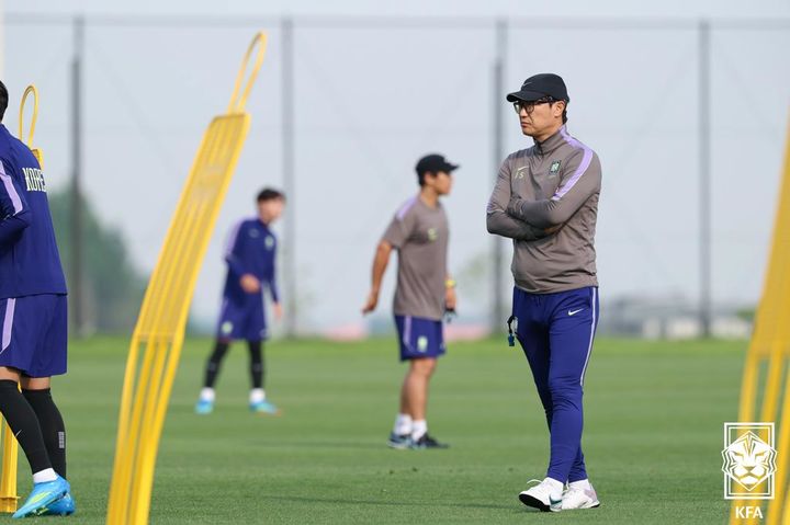 [서울=뉴시스]김정수 U-19 축구대표팀 감독. (사진=대한축구협회 제공)