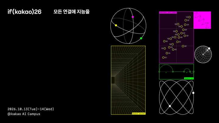 [서울=뉴시스] 카카오는 오는 10월 13일부터 14일까지 이틀간 경기 용인시 카카오 AI 캠퍼스에서 기술 컨퍼런스 '이프카카오(if(kakao)26)'를 개최한다. (사진=카카오 제공) *재판매 및 DB 금지
