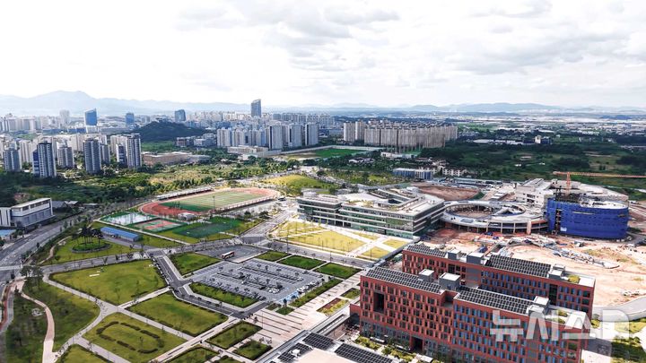 [나주=뉴시스] 단계별 캠퍼스 건설 공사가 진행 중인 한국에너지공과대학교(KENTECH·켄텍) 전경. (사진=켄텍 제공) 2026.09.07. photo@newsis.com *재판매 및 DB 금지