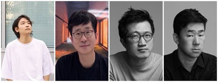 '2026년 젊은 건축가상' 수상자 나종원(왼쪽부터) 오브 아키덱처 대표, 김민호 코드아키텍츠건축사사무소 대표, 신성진·손경민 볼드아키텍츠건축사사무소 대표소장. (사진=문화체육관광부 제공) *재판매 및 DB 금지