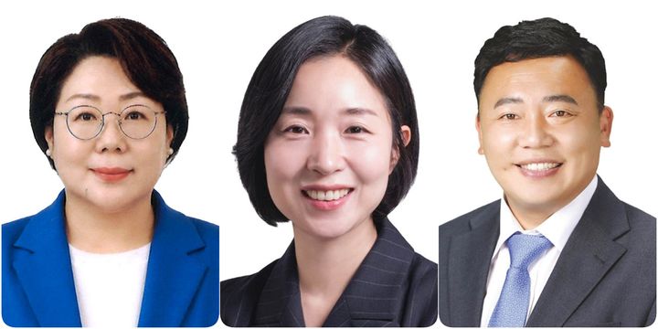 왼쪽부터 문애준, 박수민, 임용민 전남광주특별시의원. (사진=시의회 제공) *재판매 및 DB 금지
