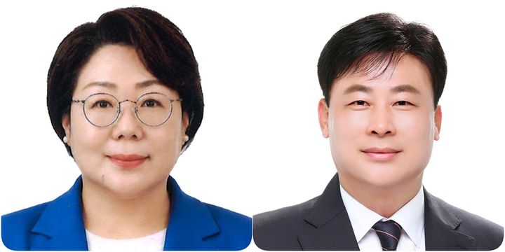 왼쪽부터 더불어민주당 소속 전남광주통합특별시의회 문애준, 박재선 의원. (사진=시의회 제공) *재판매 및 DB 금지