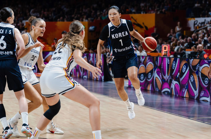 [서울=뉴시스] 한국 여자 농구 대표팀의 박지현. (사진=FIBA 홈페이지 캡처) 2026.09.09. photo@newsis.com *재판매 및 DB 금지