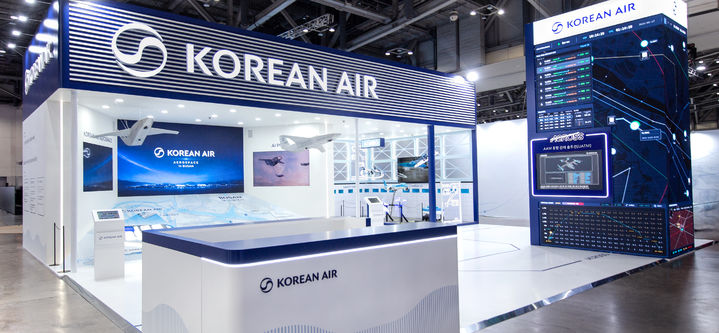 [서울=뉴시스] '2026 월드 스마트시티 엑스포(WSCE)' 대한항공 부스 전경. (사진=대한항공 제공) 2026.9.9. photo@newsis.com *재판매 및 DB 금지