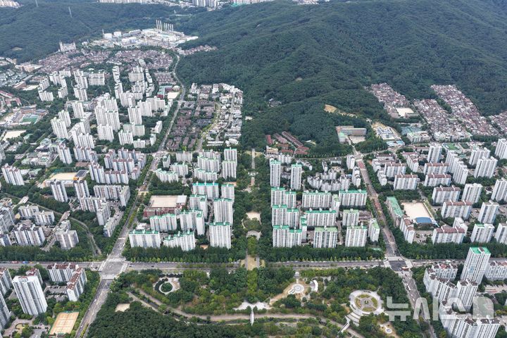 [서울=뉴시스] 분당 샛별마을.