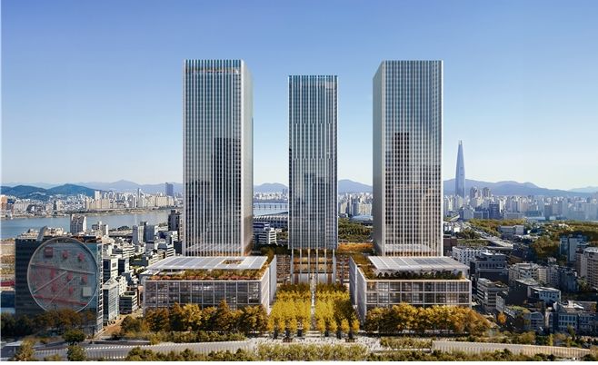 [서울=뉴시스]조감도(대지의 중심공간을 열어 도심의 숲 구현). (자료=서울시 제공) 2026.09.09. photo@newsis.com *재판매 및 DB 금지