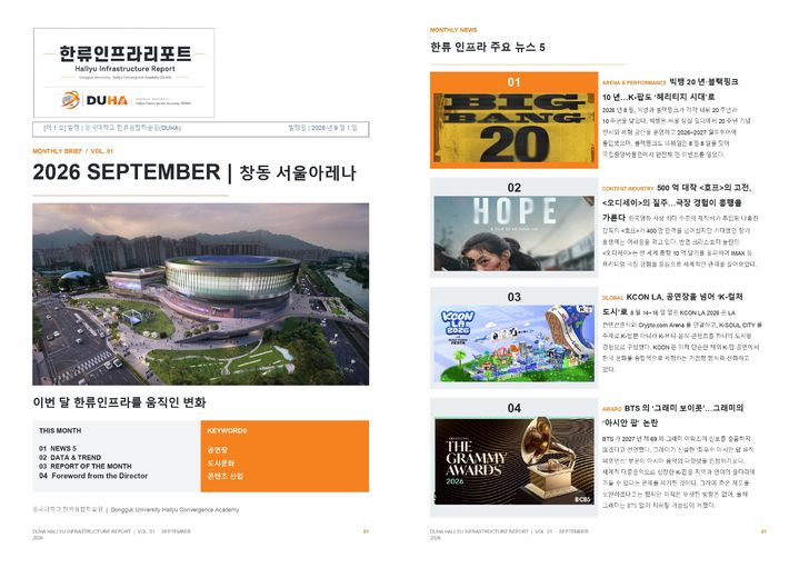 [서울=뉴시스] 한류인프라리포트 (사진=동국대 한류융합학술원 제공) 2026.09.09. photo@newsis.com *재판매 및 DB 금지
