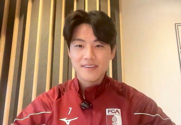 [서울=뉴시스] 독일 프로축구 분데스리가 아우크스부르크의 설영우. (사진=화상 인터뷰 캡처) 2026.09.09. photo@newsis.com