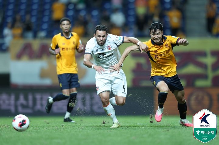 [서울=뉴시스] 프로축구 K리그1 제주SK의 아이아스. (사진=한국프로축구연맹 제공)