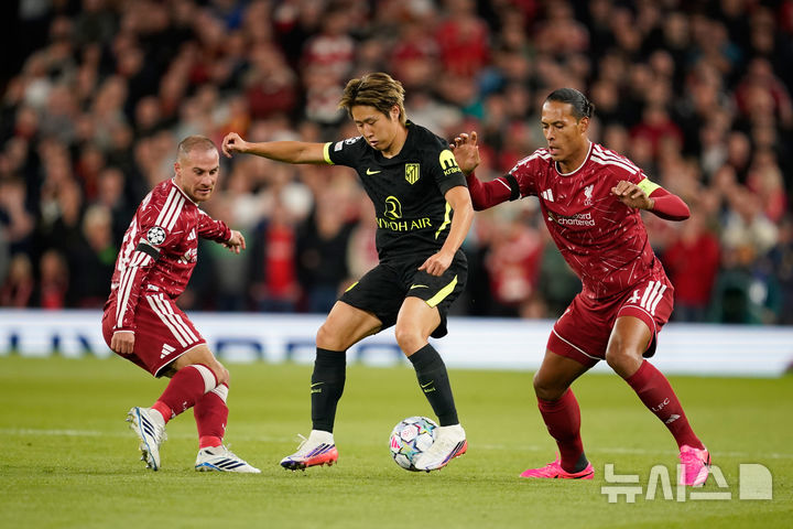 [리버풀=AP/뉴시스] 스페인 프로축구 프리메라리가 아틀레티코 마드리드의 이강인. 2026.09.09.