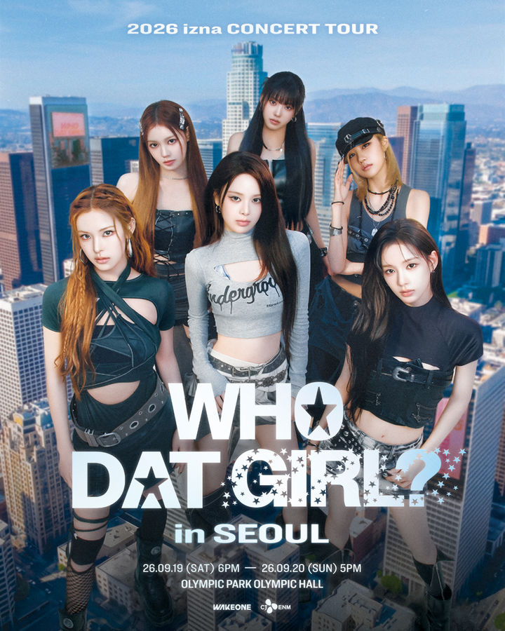 [서울=뉴시스] 이즈나 글로벌 콘서트 서울 공연 공식 포스터. (사진=CJ온스타일 제공) *재판매 및 DB 금지