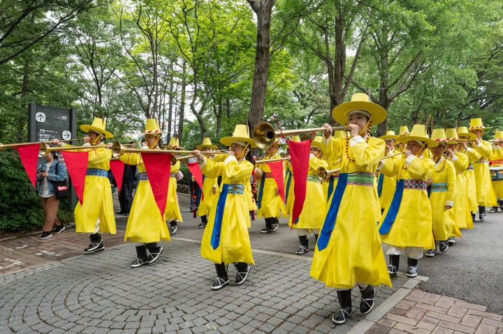 서울어린이취타대의 공연. (사진=서울문화재단 제공) *재판매 및 DB 금지