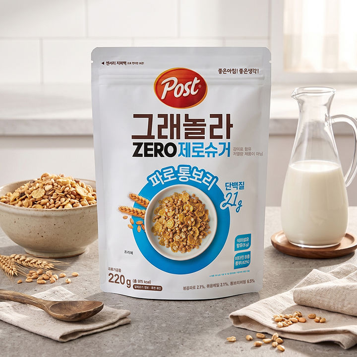 포스트 그래놀라 제로슈거 파로 통보리 (사진=동서식품 제공) *재판매 및 DB 금지