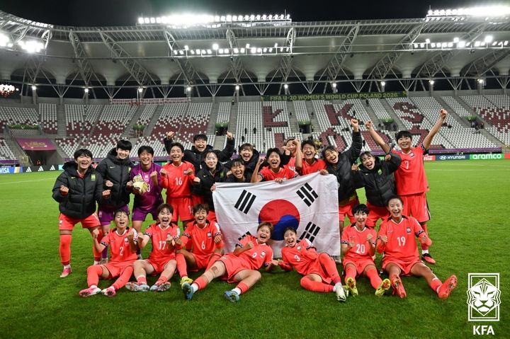 [서울=뉴시스] 한국 20세 이하(U-20) 여자 축구 대표팀. (사진=대한축구협회 제공) 2026.09.13. photo@newsis.com *재판매 및 DB 금지
