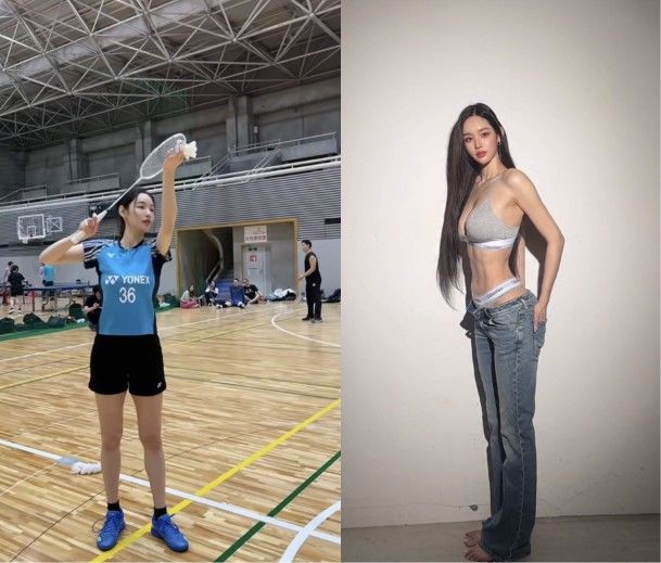 [서울=뉴시스] 일본 배드민턴 국가대표 출신 선수가 은퇴 후 방송으로 월 1억 4000만원을 벌었다. (사진 출처=아라키 아카네 인스타그램 캡처)