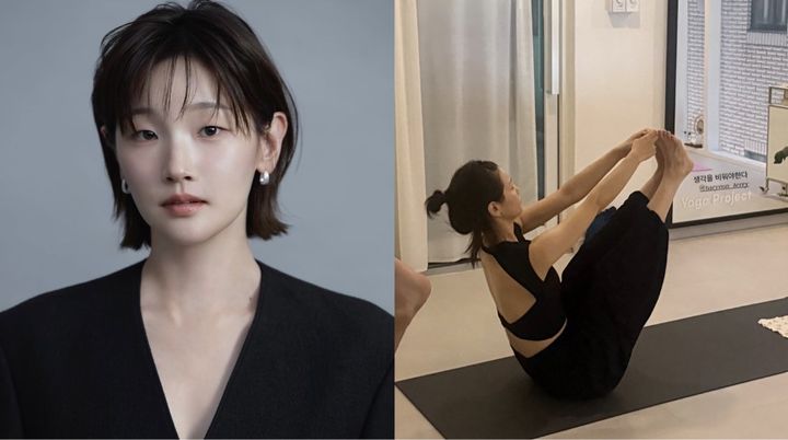 [서울=뉴시스] 배우 박소담이 요가로 몸을 단련하는 근황을 공개했다. (사진 출처=박소담 인스타그램 캡처)