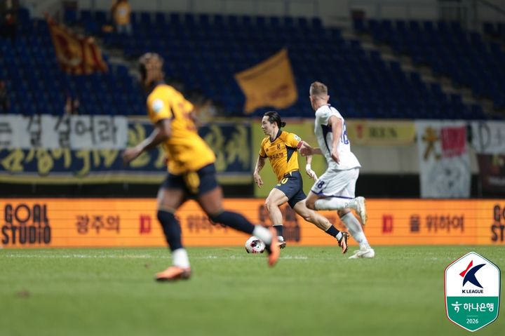 [서울=뉴시스] 프로축구 K리그1 광주FC의 신창무. (사진=한국프로축구연맹 제공) 2026.09.13. photo@newsis.com *재판매 및 DB 금지