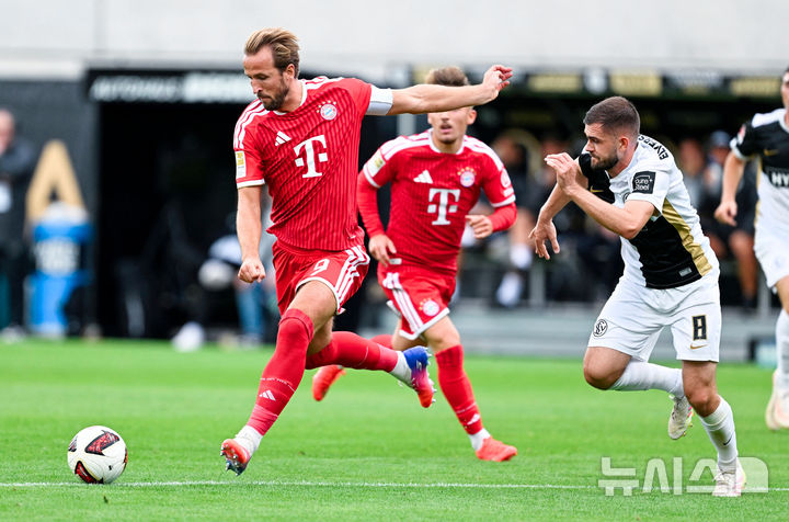 [엘버스베르크=AP/뉴시스] 독일 프로축구 분데스리가 바이에른 뮌헨의 해리 케인. 2026.09.13.