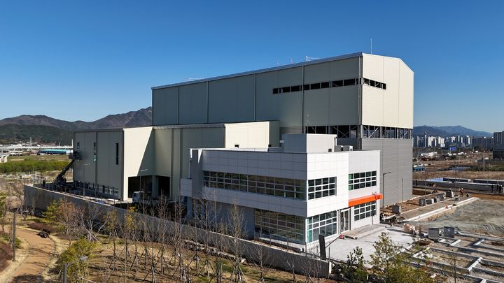 [양산=뉴시스] 안지율 기자 = 친환경선박 하이브리드추진 육상실증센터 전경. (사진= 양산시 제공) 2026.09.14. photo@newsis.com *재판매 및 DB 금지