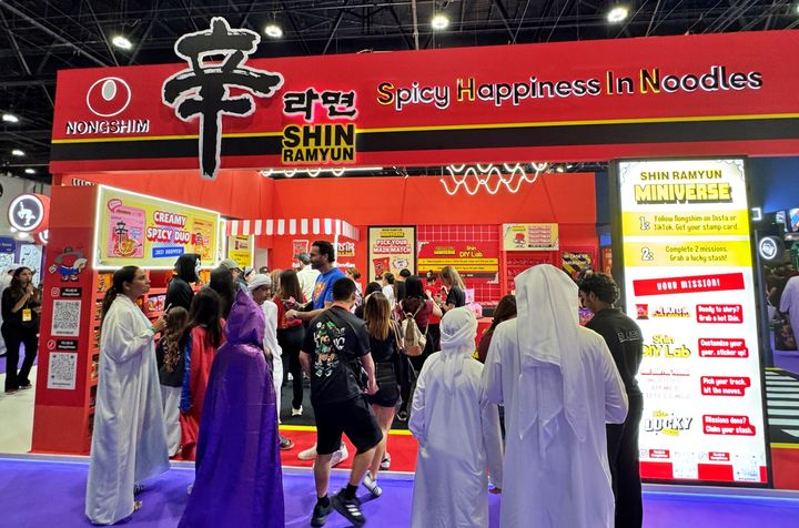 농심 UAE코믹콘 신라면 브랜드 부스 현장 사진 (사진=농심 제공) *재판매 및 DB 금지