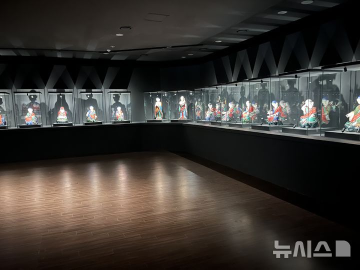 [전주=뉴시스] 15일 국립전국박물관 특별전 '도량으로의 귀환, 전주 사고사 나한' 언론공개회 현장 2026.09.15. suejeeq@newsis.com
