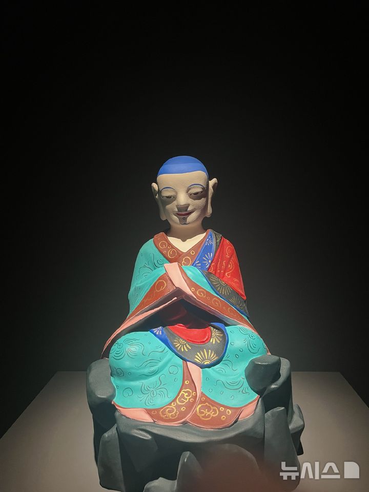 [전주=뉴시스] 15일 국립전국박물관 특별전 '도량으로의 귀환, 전주 사고사 나한' 언론공개회에 공개된 촉각 체험물 2026.09.15. suejeeq@newsis.com