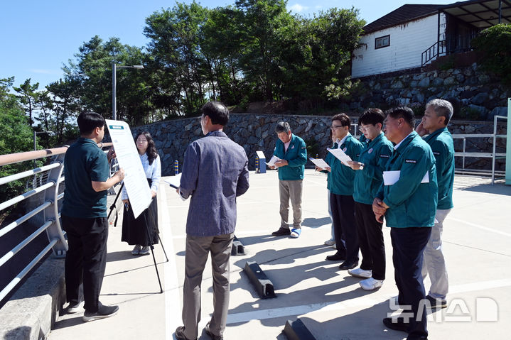 남해군의회, '현장 행정사무감사'…주요 사업장 9곳 점검