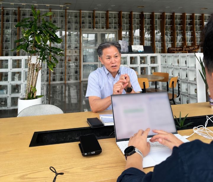 [천안=뉴시스] 도선길 유니젠 부사장 겸 ERIIC(에릭·ECONET R&D Integration & Innovation Center) 연구소장(사진=유니베라 제공) *재판매 및 DB 금지 *재판매 및 DB 금지