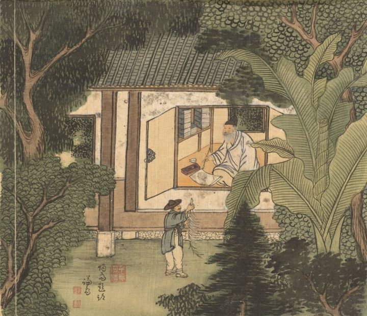 정선 《경교명승첩》 〈촉재제시〉 ⓒ간송미술문화재단 *재판매 및 DB 금지