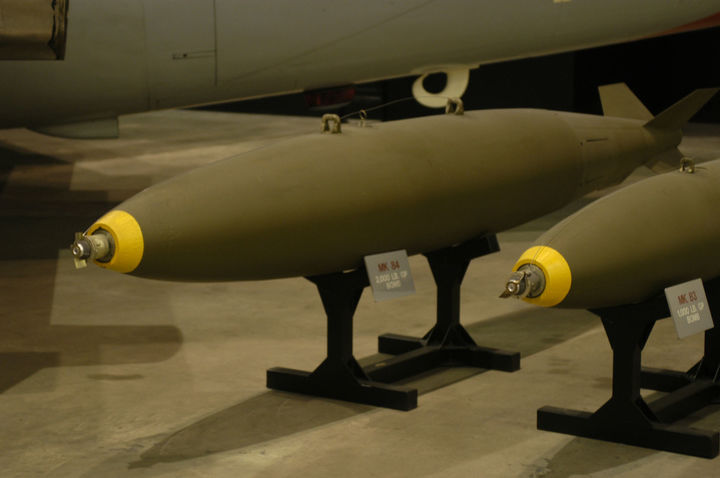 [서울=뉴시스]미국의 2000파운드급 대형 폭탄 MK-84.(출처=미공군박물관) 2026.9.16.&nbsp; *재판매 및 DB 금지