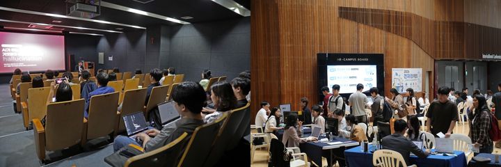 [서울=뉴시스] 명지대학교 도서관이 '2026학년도 도서관 전자정보박람회'를 진행했다. (사진=명지대 제공) 2026.09.16. photo@newsis.com *재판매 및 DB 금지