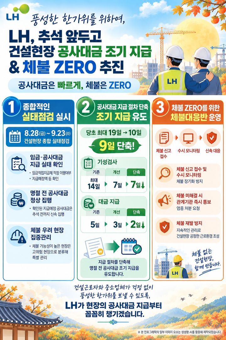 [서울=뉴시스] 체불 근절 관련 인포그래픽 (자료=LH 제공) 2026. 9. 16. *재판매 및 DB 금지