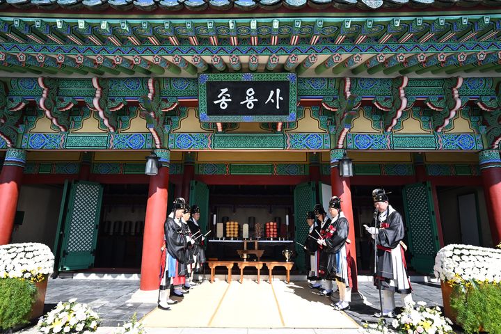 [서울=뉴시스] 2025년 9월 23일 제433주년 칠백의사 순의제향 모습 (사진=국가유산청 제공) 2026.09.16. photo@newsis.com *재판매 및 DB 금지
