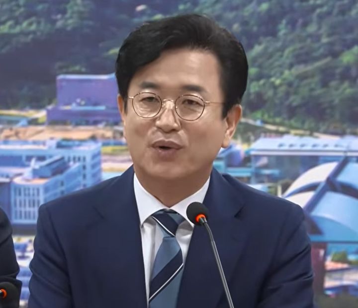 [대전=뉴시스] 허태정 대전시장이 16일 오전 대전시청에서 열린 더불어민주당 현장최고위원회 회의에 참석해 발언하고 있다. (사진=민주TV 캡처) 2026.09.16. photo@newsis.com *재판매 및 DB 금지