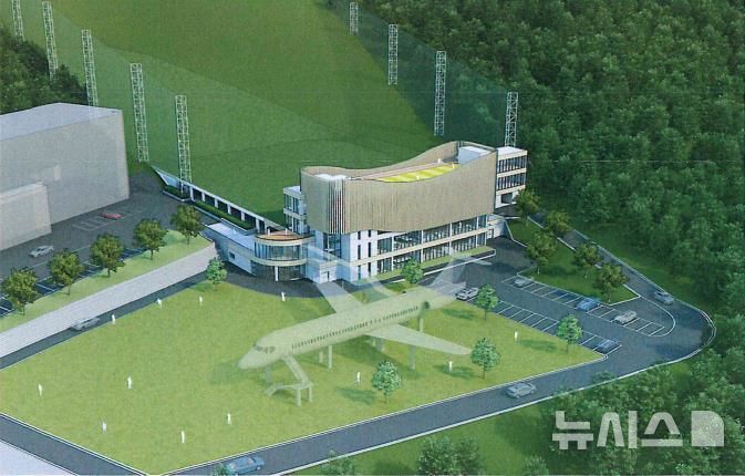 [전남광주=뉴시스]강진 옛 성화대 조감도