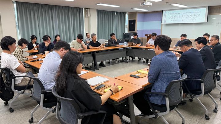 [전남광주=뉴시스] 지난 15일 오후 열린 전남광주통합특별시교육청과 전남광주 교원단체 간 간담회. (사진 = 전교조 전남광주지부 제공). 2026.09.16. photo@newsis.com *재판매 및 DB 금지
